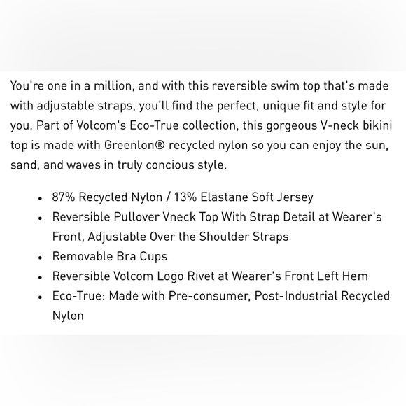 Volcom bikini top (L) - Picture 12 of 13